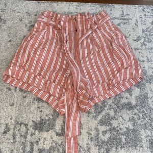 Abercrombie Linen Tie Shorts